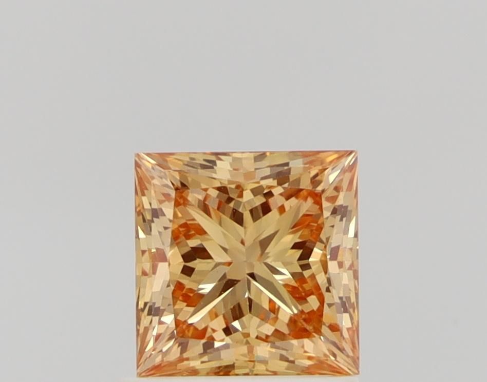 Princess Fancy Orange Lab-grown Diamond 1.13ct VVS2 loose diamond