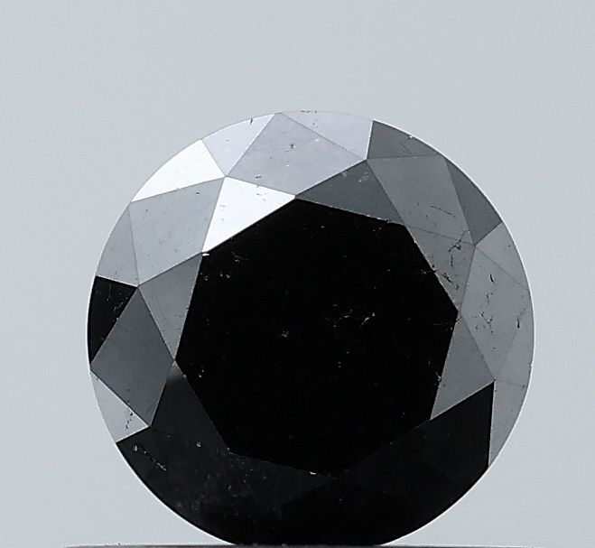 Round Black Natural Diamond 0.75ct VS2 loose diamond