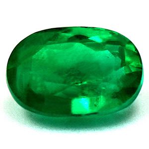 Oval Green Emerald 1.04ct loose gemstone
