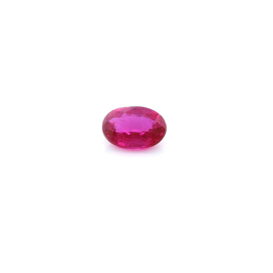 Oval Red Ruby 0.61ct loose gemstone