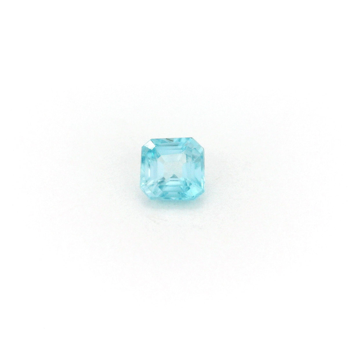 Octagonal Blue Zircon 0.83ct loose gemstone