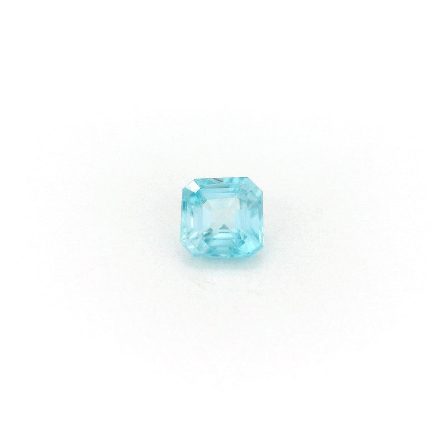 Octagonal Blue Zircon 0.83ct loose gemstone