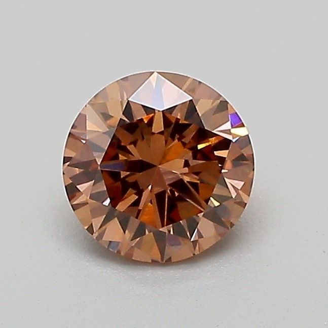 Round Fancy Brown Lab-grown Diamond 0.56ct VS2 loose diamond