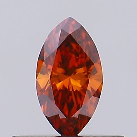 Marquise Fancy Vivid Orange Lab-grown Diamond 0.33ct VS1 loose diamond