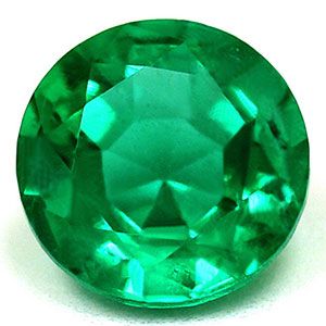 Round Green Emerald 1.55ct loose gemstone