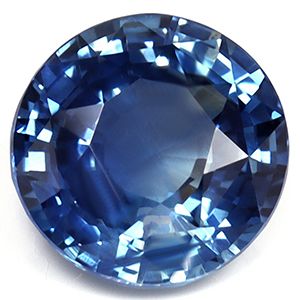 Round Blue Sapphire 2.6ct loose gemstone