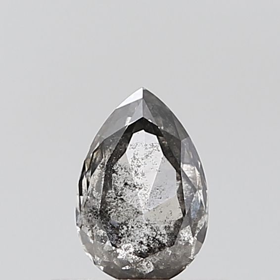 Pear Salt And Pepper Lab-grown Diamond 0.45ct I2 loose diamond