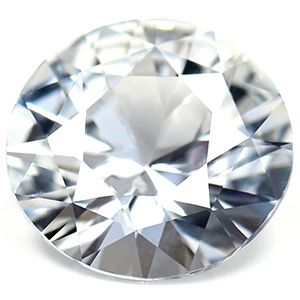 Round White Sapphire 2.34ct loose gemstone