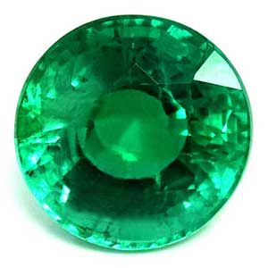 Round Green Emerald 2.53ct loose gemstone