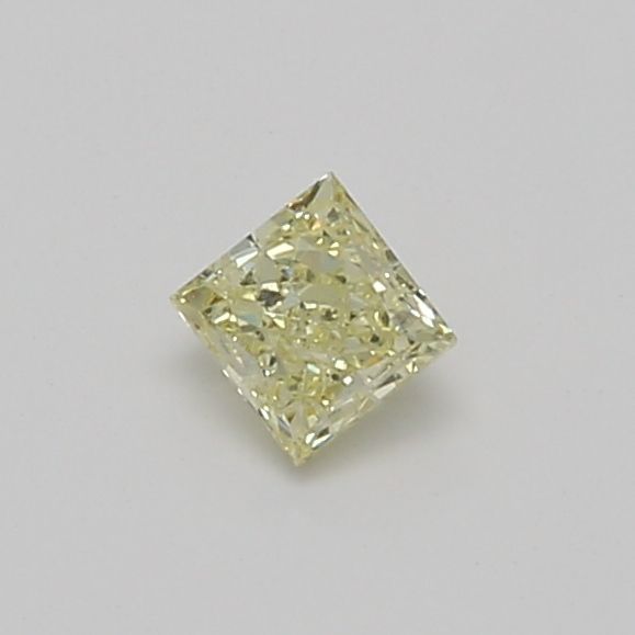 Princess Fancy Light Yellow Natural Diamond 0.44ct I1 loose diamond