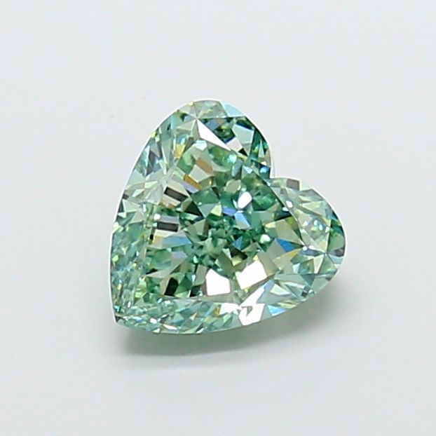 Heart Fancy Vivid Green Lab-grown Diamond 3.08ct VS1 loose diamond