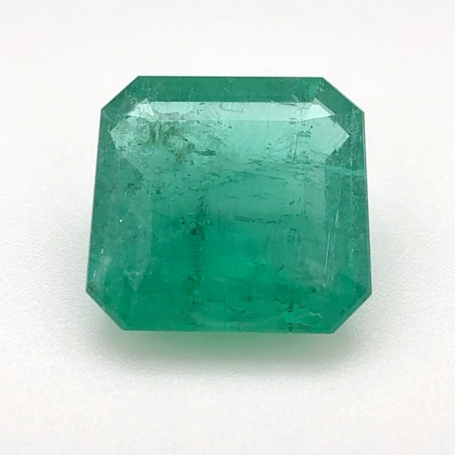 Octagonal Green Emerald 5.82ct loose gemstone