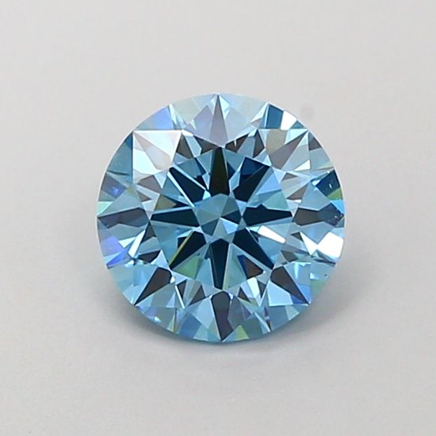 Round Fancy Vivid Blue Lab-grown Diamond 1.06ct VVS2 loose diamond