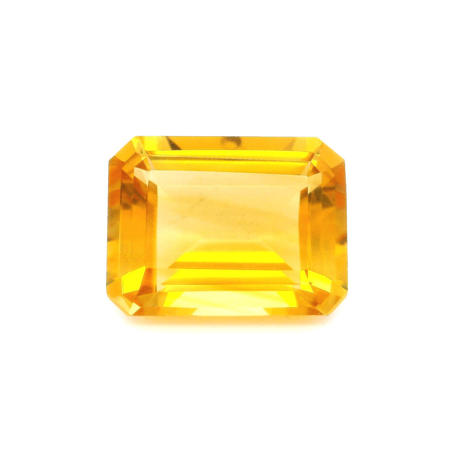 Octagonal Yellow Citrine 10.44ct loose gemstone