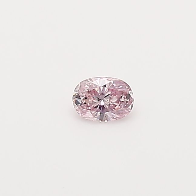 Oval Fancy Purplish Pink Natural Diamond 0.06ct loose diamond
