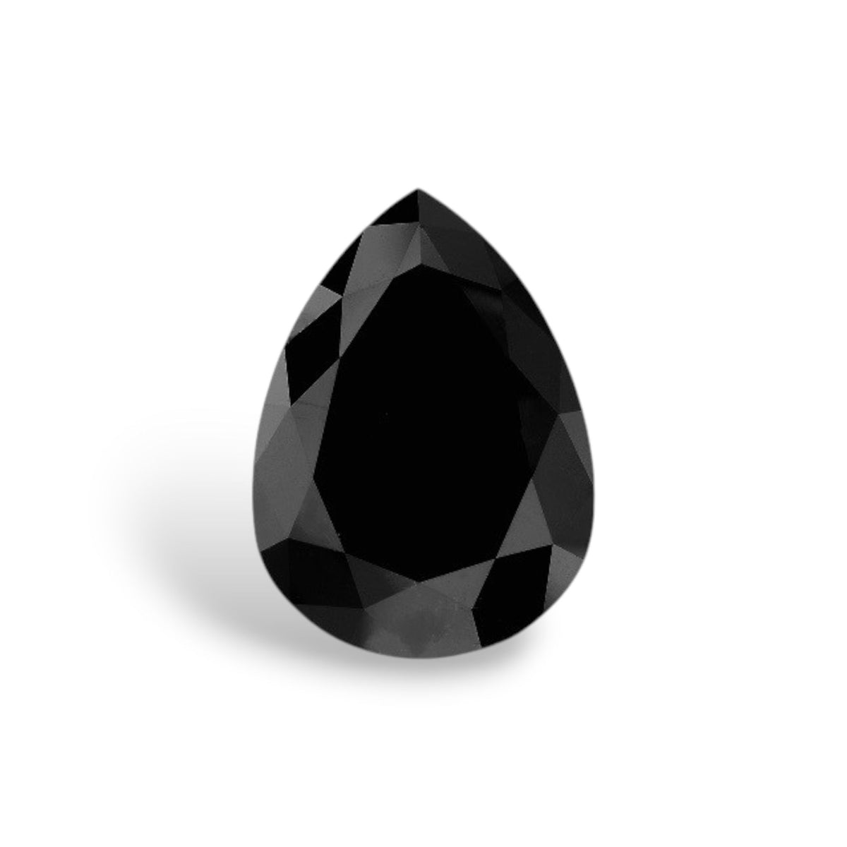 Pear Fancy Black Natural Diamond 7.89ct VVS2 loose diamond