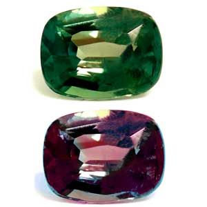 Cushion Green Alexandrite 0.14ct loose gemstone