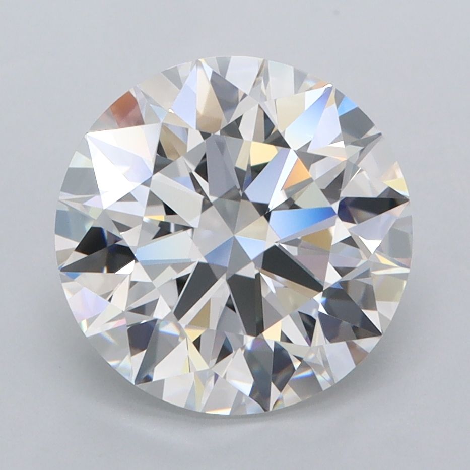 Round Lab-Grown Diamond 3.39ct D FL