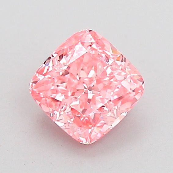 Cushion Fancy Vivid Pink Lab-grown Diamond 1.02ct VS1 loose diamond