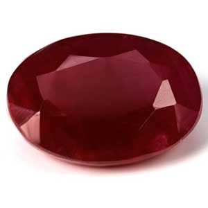 Oval Red Ruby 1.36ct loose gemstone