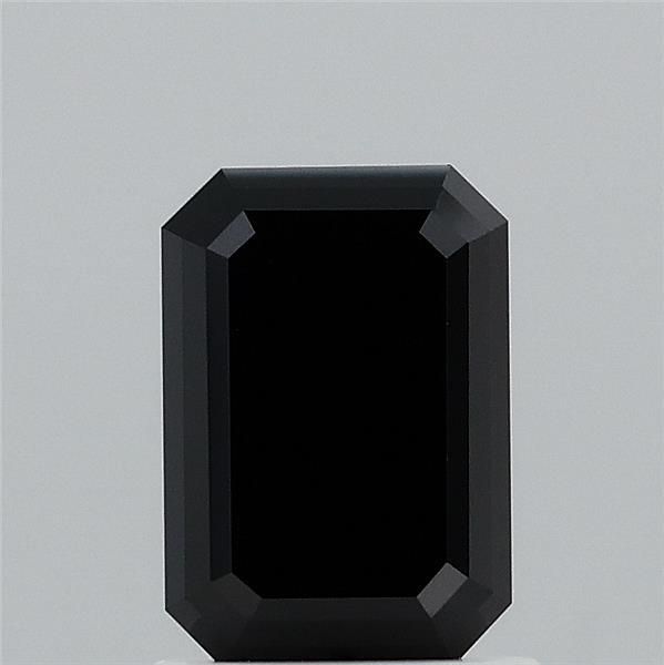 Emerald Fancy Black Lab-grown Diamond 1.53ct loose diamond