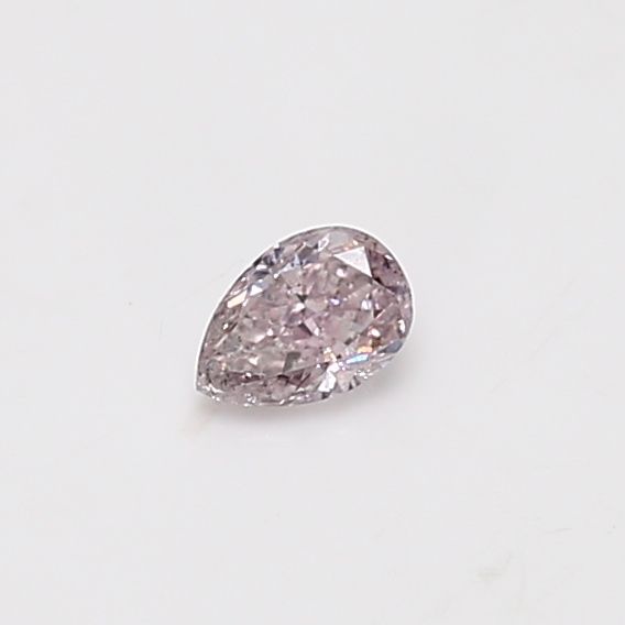 Pear Fancy Pink Natural Diamond 0.16ct I1 loose diamond