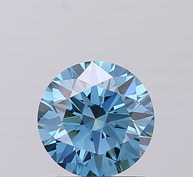 Round Fancy Vivid Blue Lab-grown Diamond 1.03ct VS1 loose diamond
