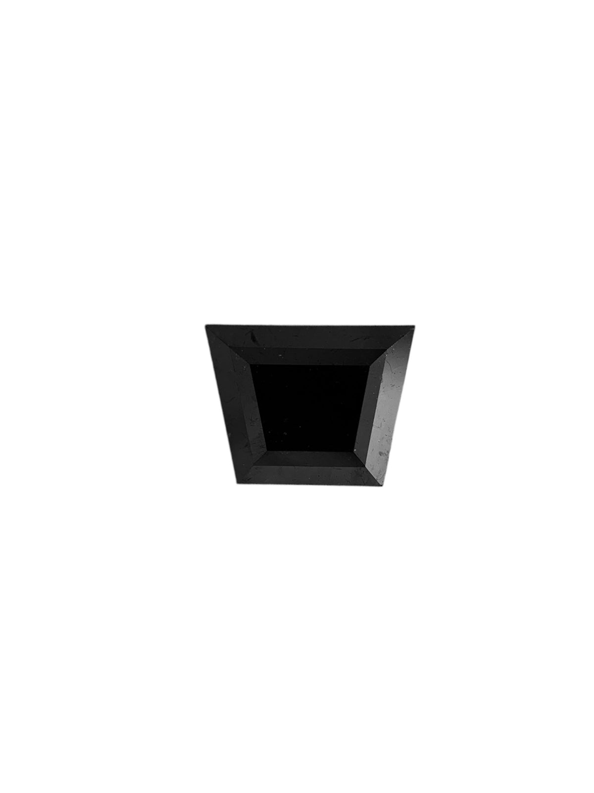 Trapezoid Fancy Black Natural Diamond 1.23ct VVS2 loose diamond