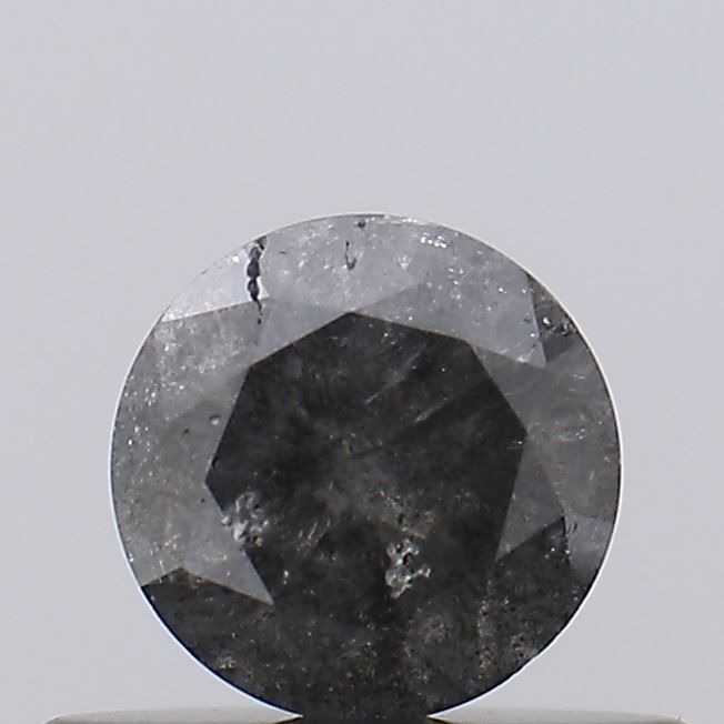 Round Salt And Pepper Natural Diamond 0.38ct I3 loose diamond