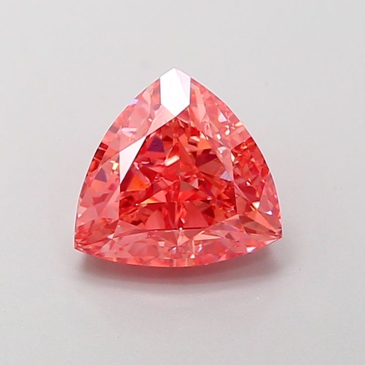 Triangular Fancy Vivid Pink Lab-grown Diamond 1.63ct VS1 loose diamond