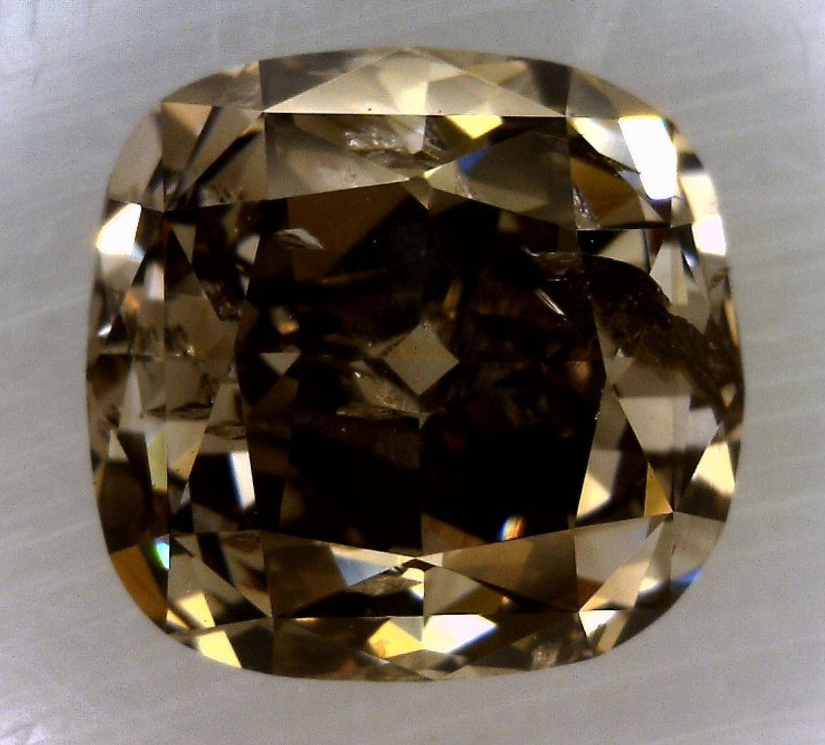 Cushion Fancy Dark Brown Natural Diamond 1ct I1 loose diamond