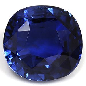 Cushion Blue Sapphire 1.37ct loose gemstone