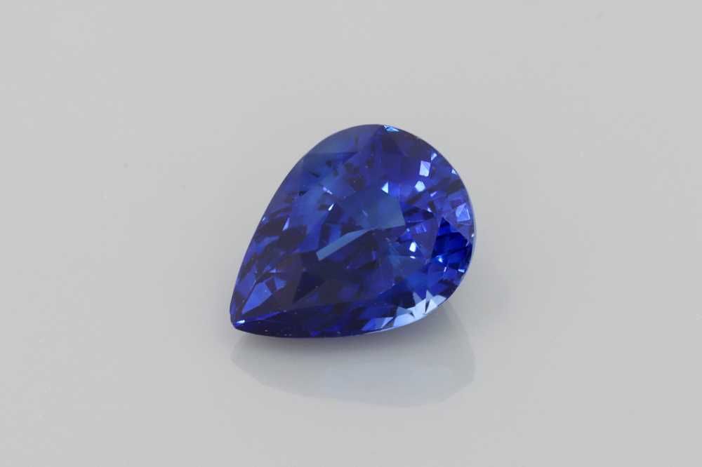 Pear Blue Sapphire 2.12ct loose gemstone