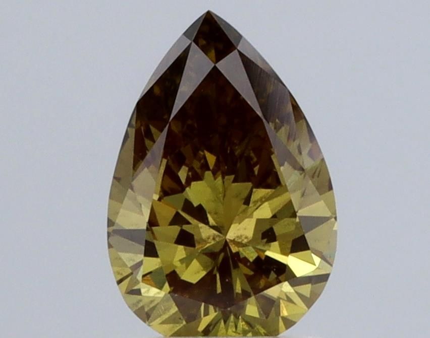 Pear Brown Lab-grown Diamond 0.94ct VS2 loose diamond