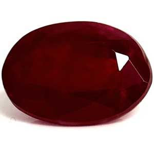 Oval Red Ruby 1.4ct loose gemstone