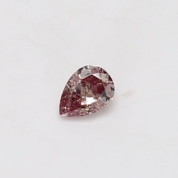 Pear Fancy Intense Pink Natural Diamond 0.16ct SI1 loose diamond