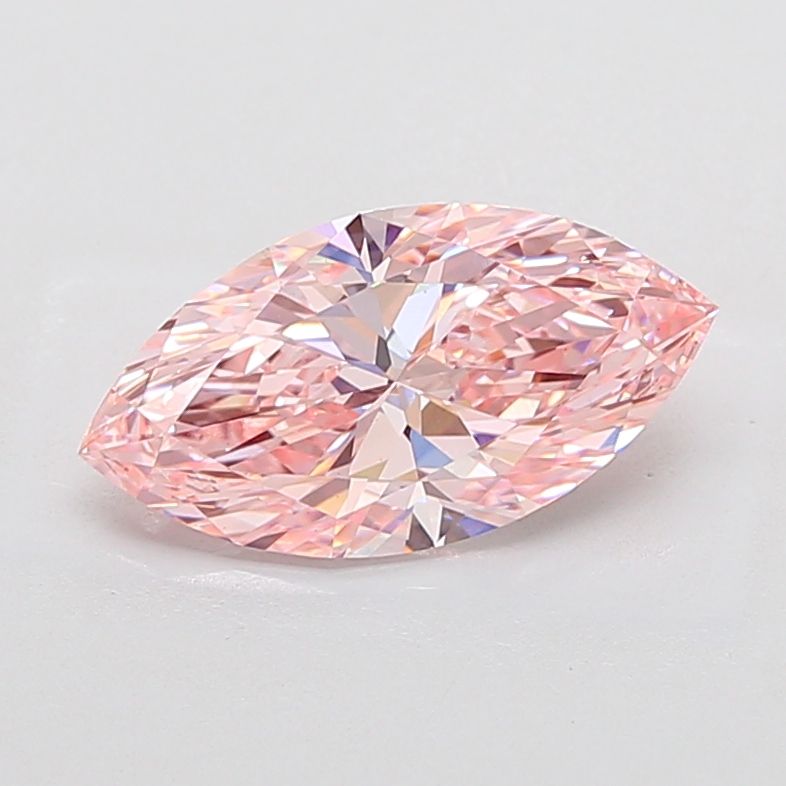 Marquise Fancy Vivid Pink Lab-grown Diamond 2.92ct VVS2 loose diamond