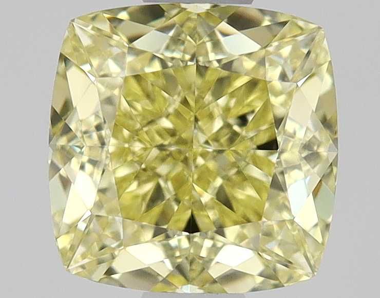 Cushion Fancy Intense Yellow Natural Diamond 1ct VS1 loose diamond