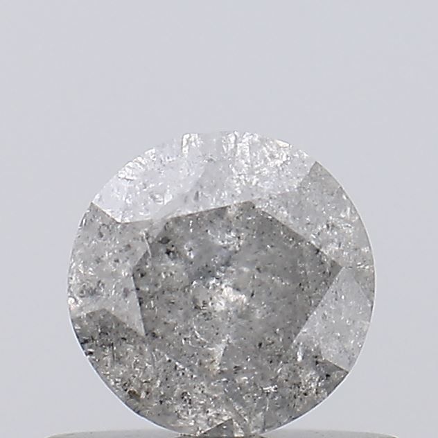 Round Salt And Pepper Natural Diamond 0.46ct I3 loose diamond