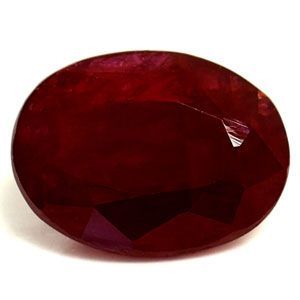 Oval Red Ruby 1.51ct loose gemstone
