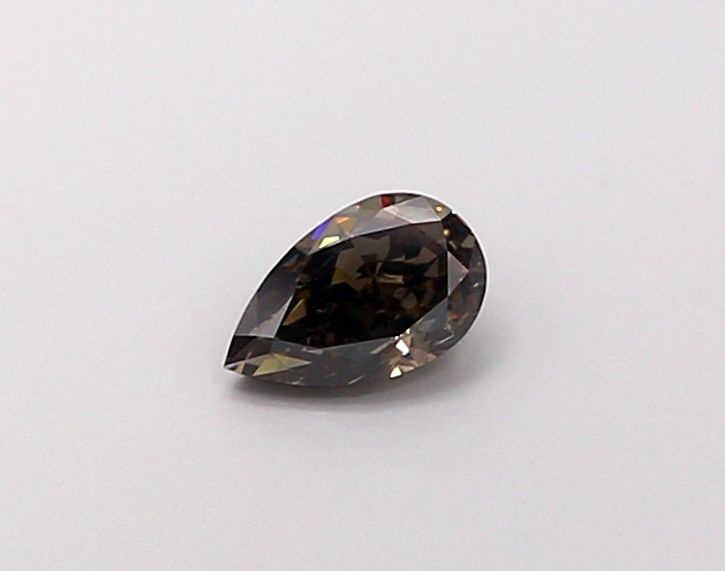 Pear Fancy Vivid Black Lab-grown Diamond 0.98ct VS1 loose diamond