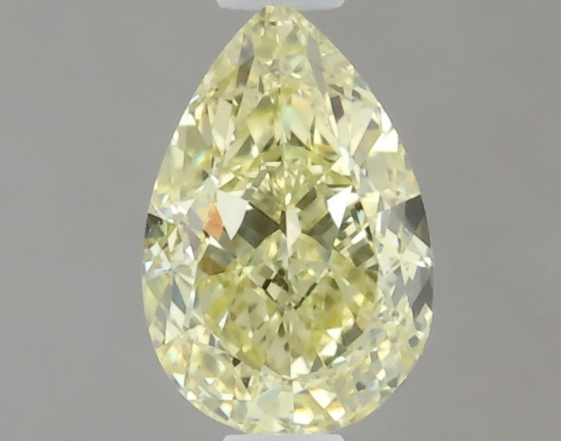 Pear Fancy Light Yellow Natural Diamond 0.51ct SI1 loose diamond