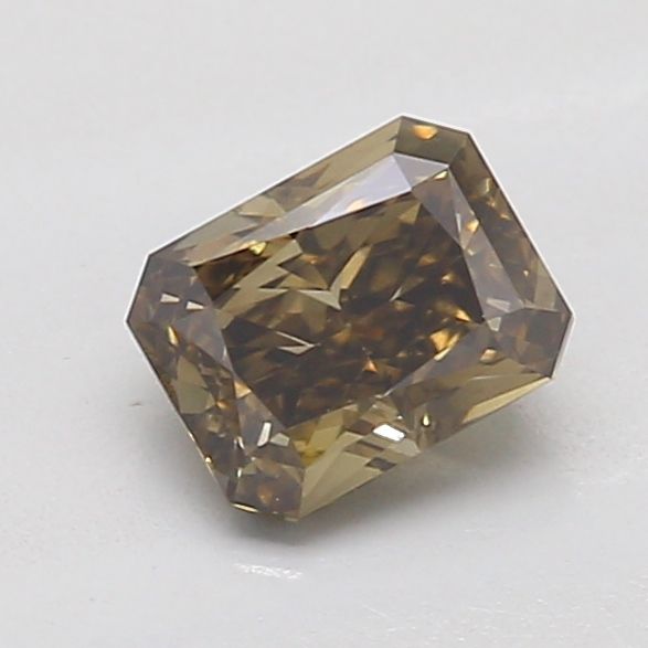 Radiant Fancy Deep Black Lab-grown Diamond 0.62ct VS2 loose diamond