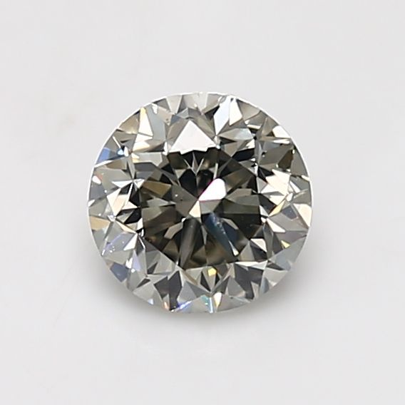 Round Fancy Gray Natural Diamond 1ct SI1 loose diamond