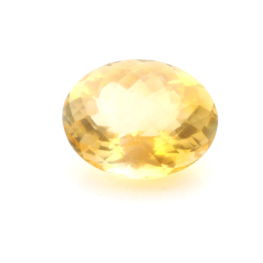 Oval Yellow Citrine 17.79ct loose gemstone
