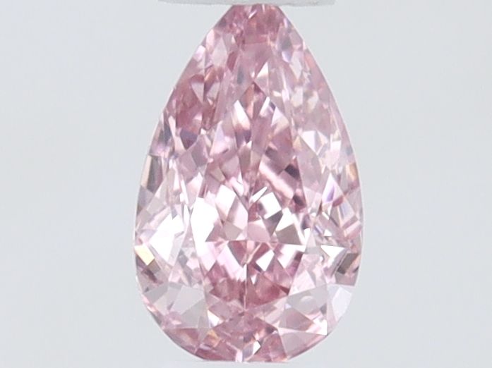 Pear Fancy Intense Purplish Pink Natural Diamond 0.1ct loose diamond