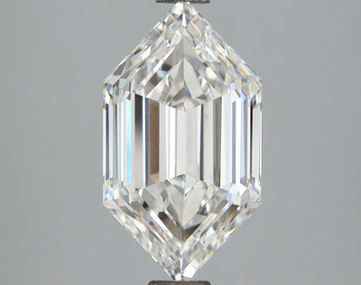 Hexagonal Lab-Grown Diamond 3.09ct E VVS1