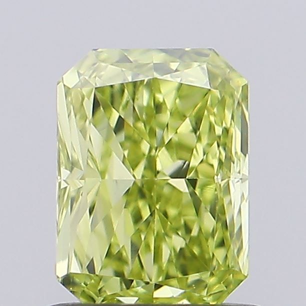 Radiant Fancy Intense Yellow Lab-grown Diamond 0.72ct VVS2 loose diamond