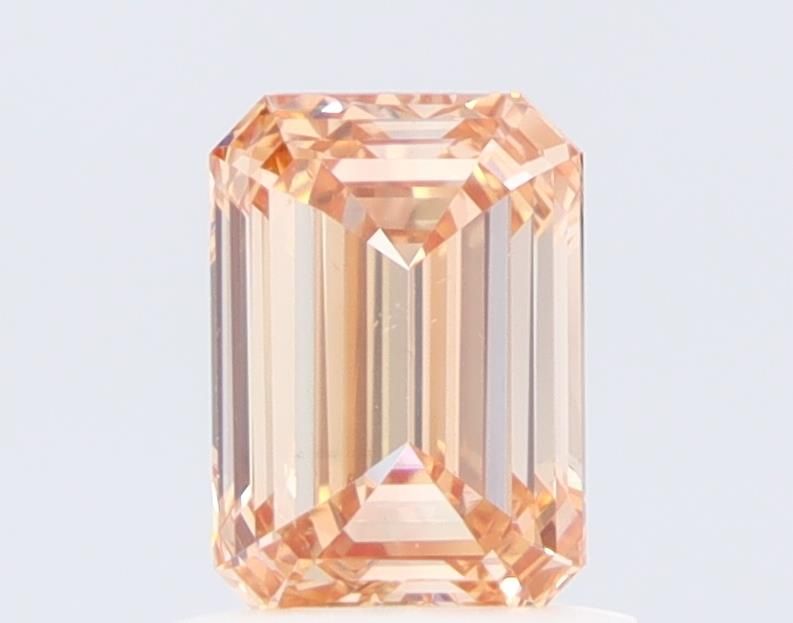 Emerald Fancy Orange Lab-grown Diamond 1ct VS1 loose diamond