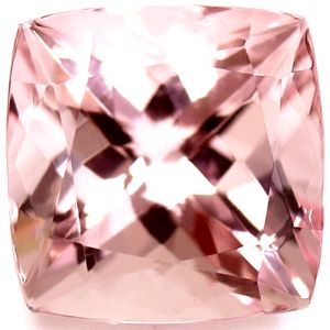 Cushion Pink Morganite 1.16ct loose gemstone